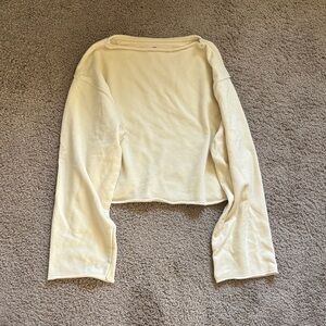 H&M Cream Long Sleeve Shirt